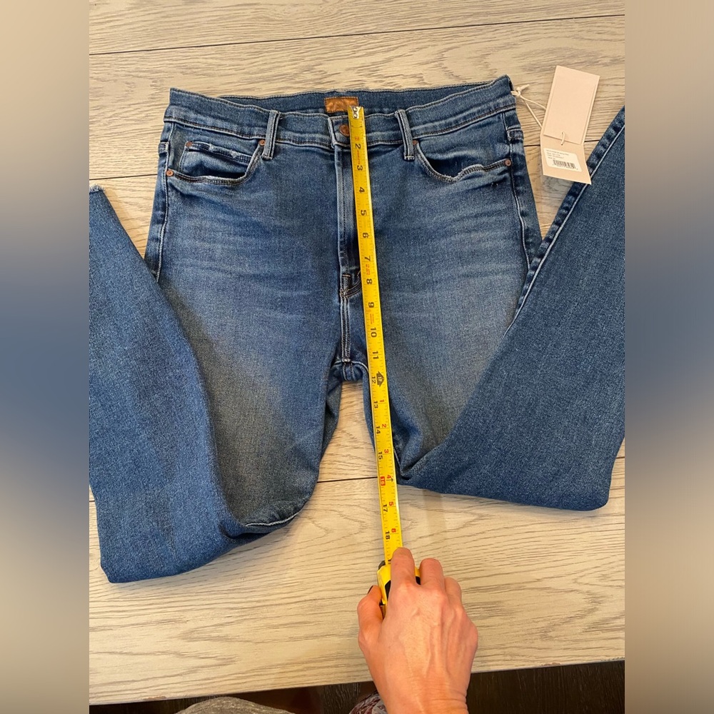 mother denim the stunner ankle zip fray jean - Picture 11 of 11